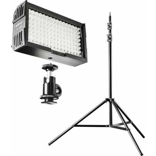 Walimex pro Video Set Up 128 LED Stúdió Lámpa Szett 5000K-3100K / 8.5 Watt 146995574