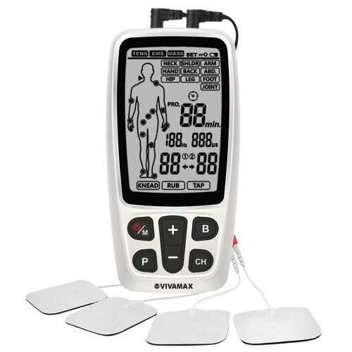 Vivamax R-C4A TENS + EMS Akkus Készülék - Fehér