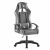 Gamer szék, forgó, vödör, íróasztali szék, erős, 100 kg, szürke 146997169