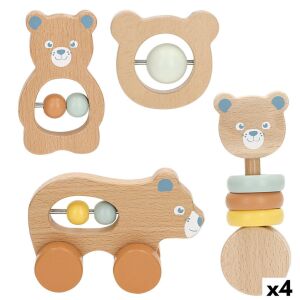 Csörgőkészlet Woomax 13,5 X 9,5 X 4,5 CM (4 egység) 147002778 - Csörgő