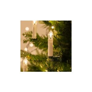 LED Gyertya fényfüzér, 50 LED izzó, 15 méter, Melegfehér fény, csiptethető kivit 147004599 - Fényfüzér