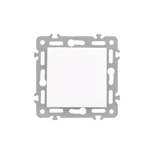 Leziter Nova egy áramkörös egypólusú kapcsoló 10A 250V keret nélkül 101 fehér 147011443 - Leziter