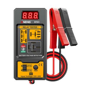 ANENG® Autós relé teszter, univerzális autós relé vizsgáló műszer, 12V/24V, állapotmérő, 4 PIN és 5 PIN relé mérés, LCD kijelző 147214824 - Aneng
