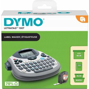 DYMO LetraTag LT-100T       TischgerĂ¤t     QWERTY- 147016878 - Maszyna do pisania i taśma