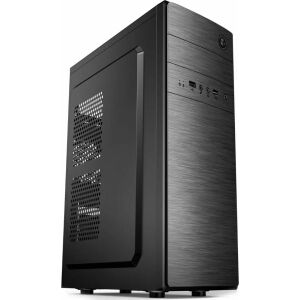 Ház Crono CRONO skříň D183A Midi Tower, egészség nélkül, černá 147017424 - Számítógépház