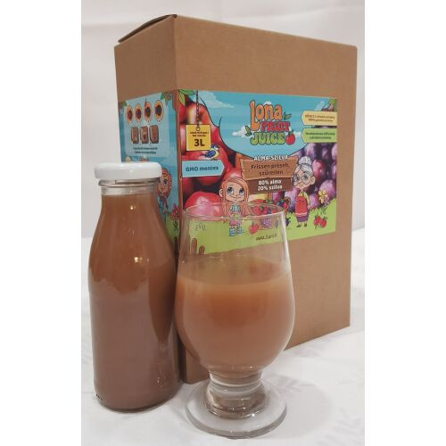 Lona Love natural 100% gyümölcslé (20% szilva– 80% alma) - 3 liter (Frissen préselt, szűretlen) 147017949