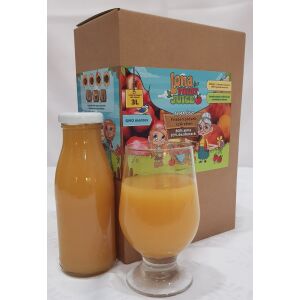 Lona Love natural 100% gyümölcslé (20% őszibarack – 80% alma) - 3 liter (Frissen préselt, szűretlen) 147017955 - Gyümölcslé