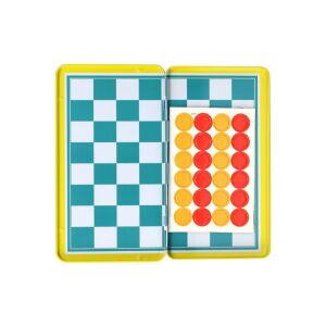 Mágneses utazós játék fémdobozban: Sakk és dáma 147021837 - Dominó, sakk