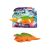 Tol-Toys Gummy Lagoon narancssárga és zöld krokodil nyújtható játék csomagolásban