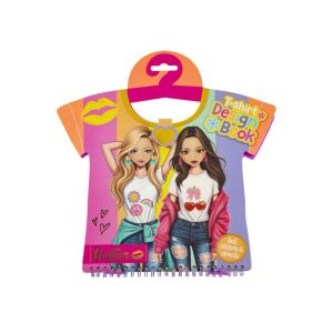 Kreatywna książka dla małych dziewczynek z naklejkami i szablonami, Bestie, Projekt koszulki 147021917 - Książka dla dzieci i młodzieży