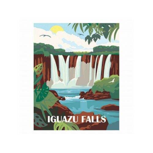 Ravensburger CreArt Iguazu-vízesések Számfestő készlet - Művészeti és kézműves készlet