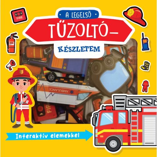 A legelső tűzoltókészletem interaktív tűzoltó játékszett gyerekeknek - Játék