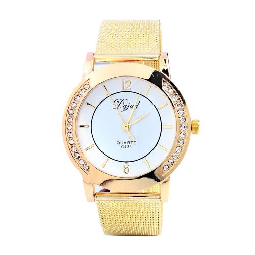 Dgjud Ragyogó Női Karóra Fém Szíjjal 147024305
