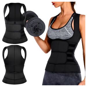 Kamizelka fitness z neoprenu damska wyszczuplająca sportowa do treningu m 147026633 - Sport i rekreacja