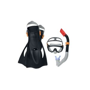 Set de Scufundări Bestway - Mască, Tub Respirator și Labe de Înot, Negru 147026713 - Scufundări