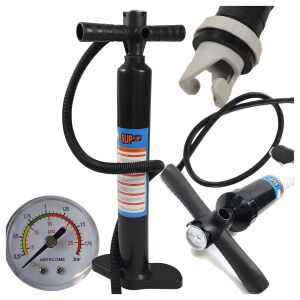 Dvojcestná ručná pumpa na nafukovacie matrace do lode, SUP dosky, kajaky, rýchla 147027032 - SUP a paddleboard