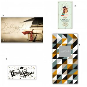 Képeslap zsebes ballagási + boríték 10,5x21cm 147036942 - Ajándék kütyü