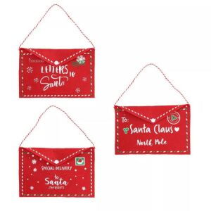 Boríték akasztós karácsonyi mintás 26cm 147037222 - Ajándék kütyü