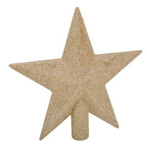 Csillag csúcsdísz glitteres gyöngy 19cm 147037430 - Ajándék kütyü