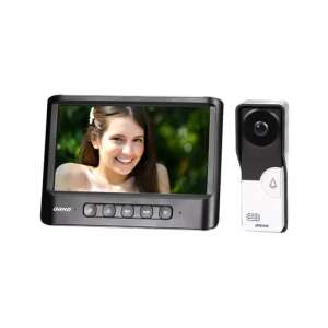 Interfon video Orno cu monitor LCD de 7 inci și cameră exterioară - Interfoane