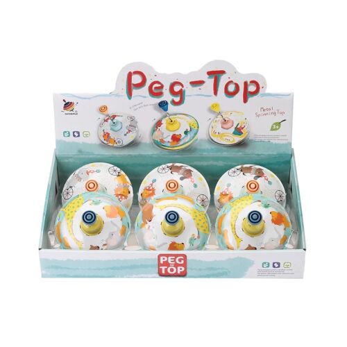 Fém retró búgócsiga