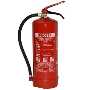 PROTEX PD6GA 6 kg, ABC porral oltó, fali felfüggesztővel 147045212 - Tűzoltó készülék