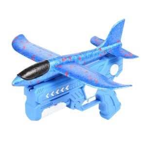 Kék dugattyús lövöldözős repülőgép