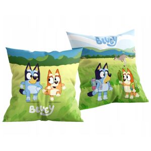 Bluey Sunny Day párna, díszpárna 38x38 cm Velúr 147046435 - Díszpárna