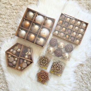 Természet ihlette karácsonyfadísz szett