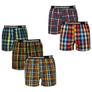 5PACK férfi rövidnadrágHorsefeathers Agyagcsomag 2 (AM284B) L 147048058 - Horsefeathers