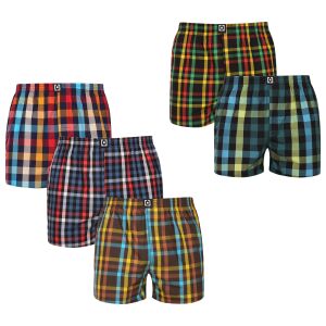 5PACK férfi rövidnadrágHorsefeathers Sonny csomag 2 (AM286B) XXL 147048460 - Horsefeathers