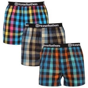 3PACK férfi rövidnadrágHorsefeathers Agyagcsomag 5 (AM283E) L 147118703 - Horsefeathers