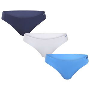 3PACK női tanga Under Armour varrás nélküli többszínű (1383893 453) S
