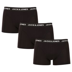 3PACK Férfi boxeralsó Jack and Jones fekete (12171944) S