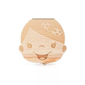 Cutie din lemn pentru dinți de lapte, o amintire veșnică pentru toată lumea! Poți alege un băiețel sau o fetiță, cu text în limba maghiară - fetiță 147052842 - Cutii de colectare a dintilor de lapte