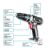 Cordless impact drill 18V LI-ION without battery Graphite 42931600