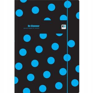 ÖSSZECSUKHATÓ TÁSKA A4 FEKETE ÉS KÉK A'10 147055664 - Irattartó mappa