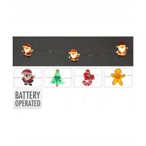 Lampki choinkowe łańcuch świetlny 20 LED 10cm 1szt