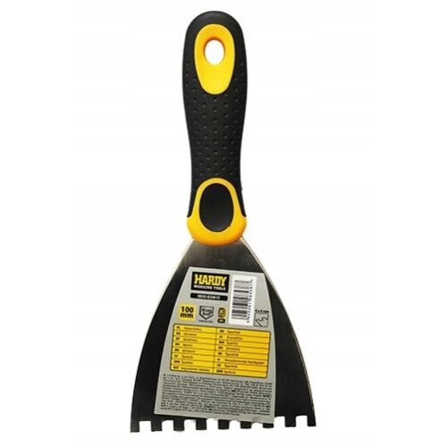 Rozsdamentes acél fogazott építő spatula 10 cm 6 mm 147057025