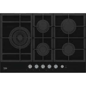 Beko HILL 75235 S főzőlap Fekete Beépített 75 cm Gáz 5 zóna (173069)