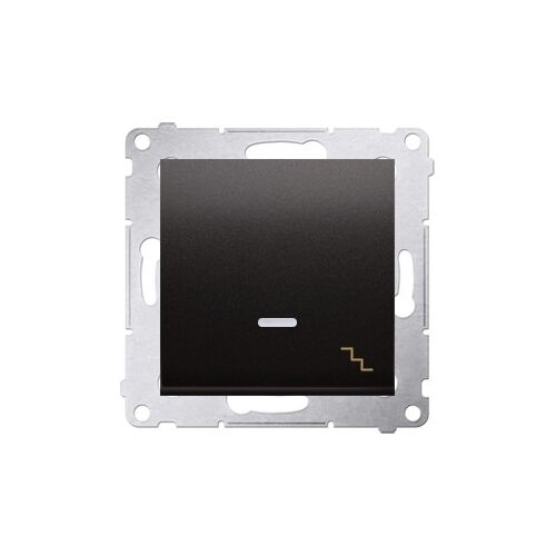 Lépcsőkapcsoló LED háttérvilágítással 10 AX, antracit Simon54 147058584