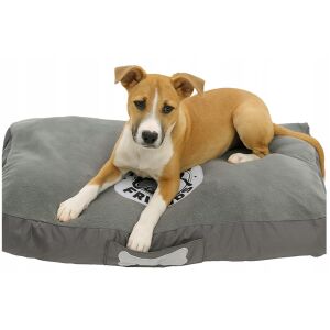 Poduszka prostokątna dla psa 74x50cm Szare legowisko