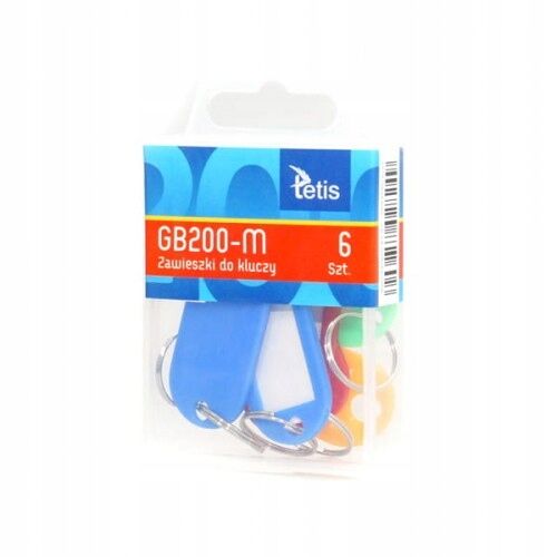 VEGYES SZÍNŰ KULCSTARTÓK 6 DB GB200-M A'12 147059543