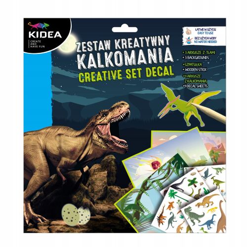 KREATÍV KÉSZLET - 2543 KIDEA DINOSAURUSZ MATRICÍTÁSA 147059797
