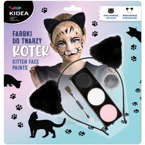 ARCFESTÉK KÉSZLET CICÁS FEJPÁNTTAL KIDEA 7128