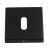 Kulcshoz való, négyszögletes talplemez, matt fekete PLT-26 147060227