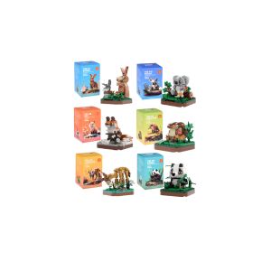 Blokk Állat Építőjáték: 100+ db-os Többféle 147060421 - Műanyag építőjáték