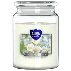 Illatos gyertya üvegben Virágzó jázmin 14x9.8cm akár 100 órás égési idővel 147060958 - Légfrissítő