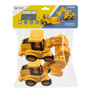 Játék kotrógép buldózer játékkészlet 2 darabos 147060969 - Autó & Jármű