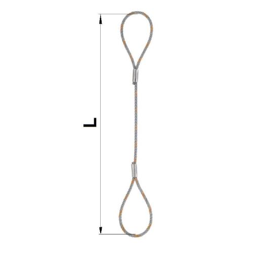 F-TÍPUSÚ DRÓTKÖTÉL HÍVÓHEVEDER 8MM 3MB - ZW 8 3M 147061598